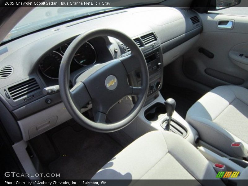 Blue Granite Metallic / Gray 2005 Chevrolet Cobalt Sedan