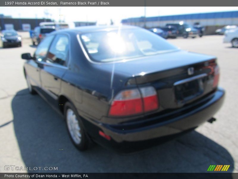 Flamenco Black Pearl / Black 1997 Honda Accord EX Sedan