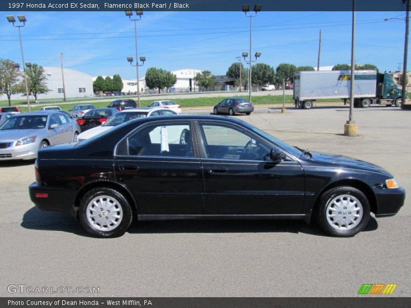 Flamenco Black Pearl / Black 1997 Honda Accord EX Sedan