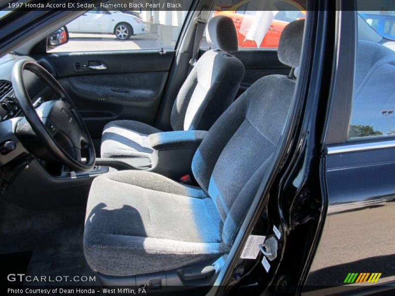 Flamenco Black Pearl / Black 1997 Honda Accord EX Sedan