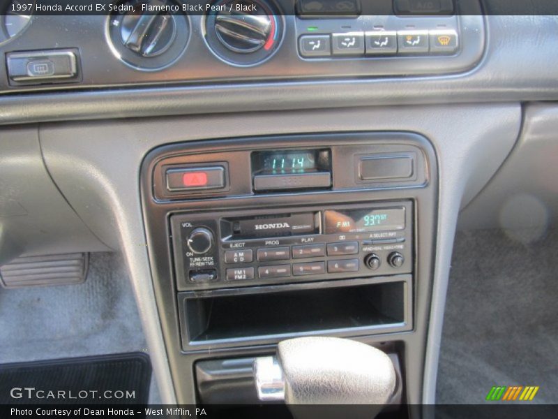 Flamenco Black Pearl / Black 1997 Honda Accord EX Sedan