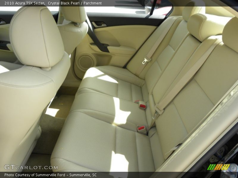 Crystal Black Pearl / Parchment 2010 Acura TSX Sedan