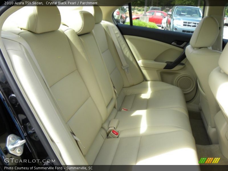 Crystal Black Pearl / Parchment 2010 Acura TSX Sedan