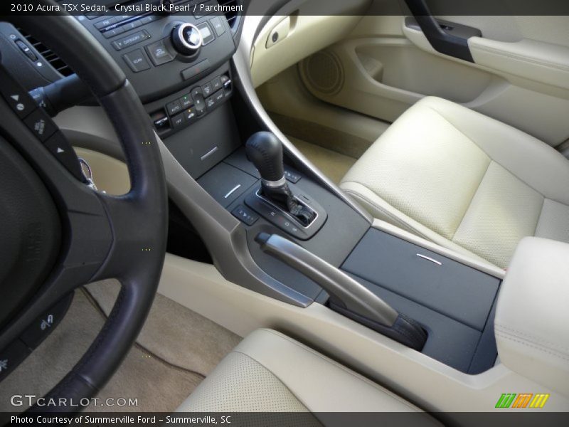 Crystal Black Pearl / Parchment 2010 Acura TSX Sedan