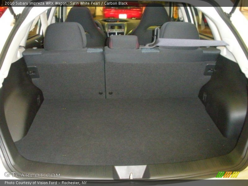 Satin White Pearl / Carbon Black 2010 Subaru Impreza WRX Wagon