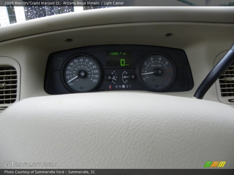 Arizona Beige Metallic / Light Camel 2006 Mercury Grand Marquis LS