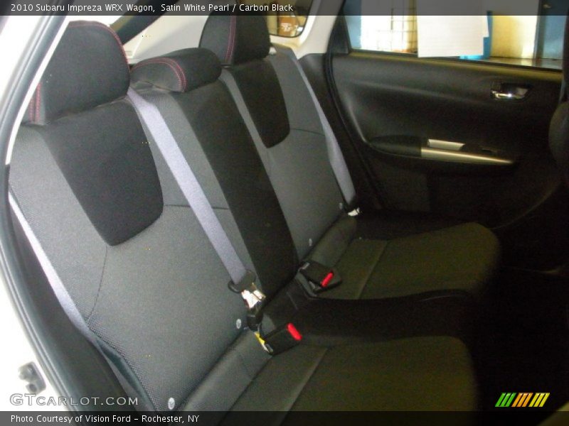 Satin White Pearl / Carbon Black 2010 Subaru Impreza WRX Wagon