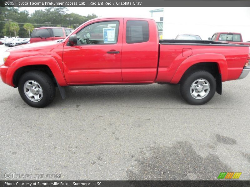 Radiant Red / Graphite Gray 2005 Toyota Tacoma PreRunner Access Cab