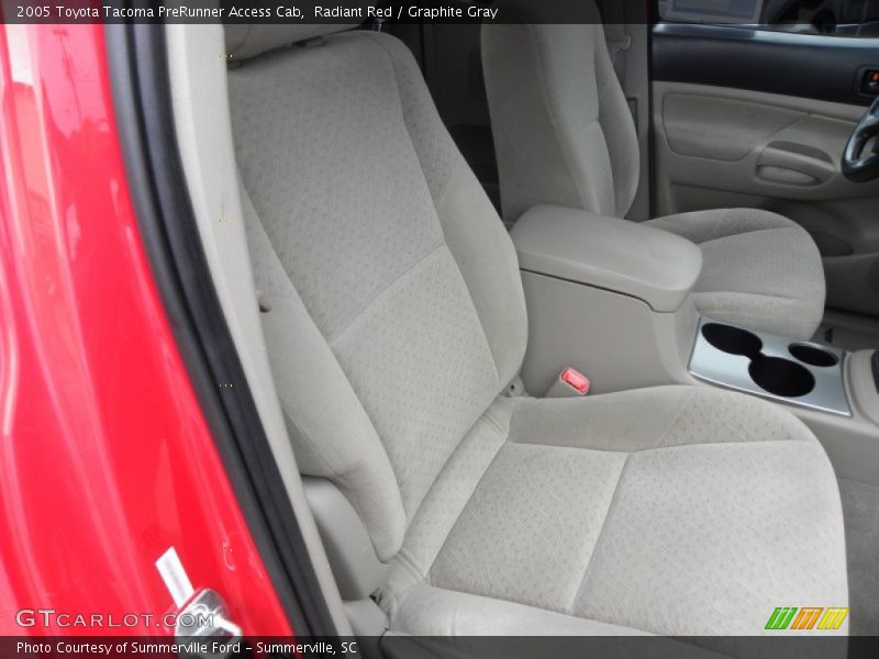 Radiant Red / Graphite Gray 2005 Toyota Tacoma PreRunner Access Cab