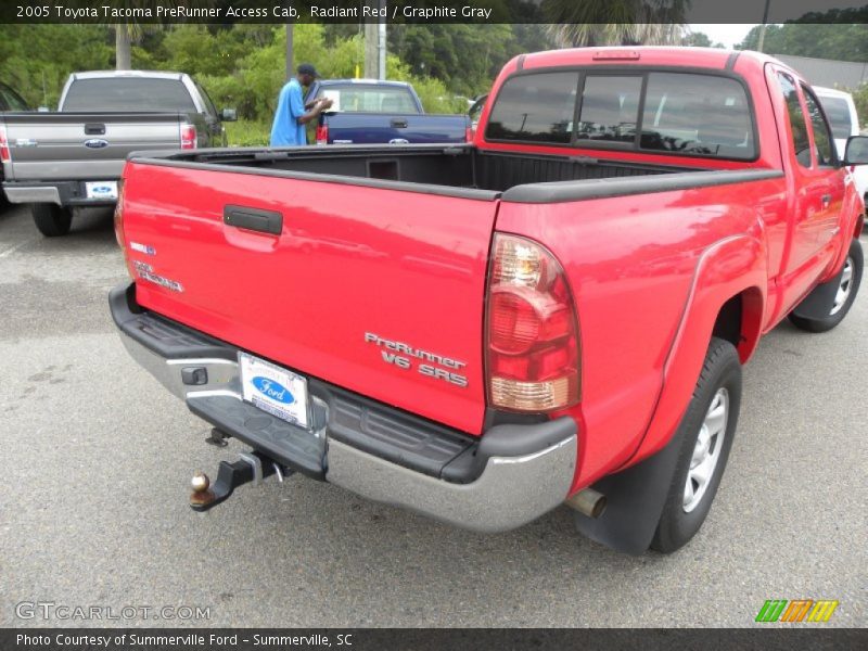 Radiant Red / Graphite Gray 2005 Toyota Tacoma PreRunner Access Cab