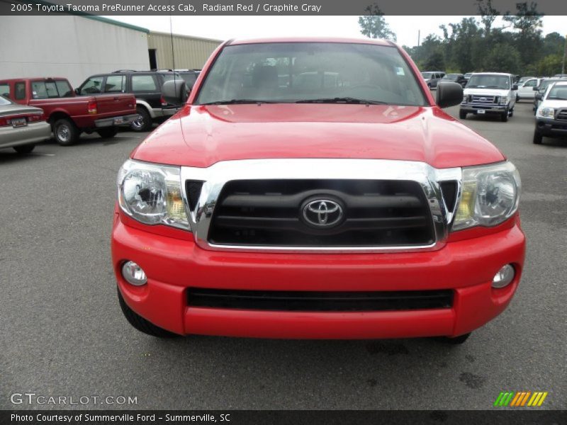 Radiant Red / Graphite Gray 2005 Toyota Tacoma PreRunner Access Cab