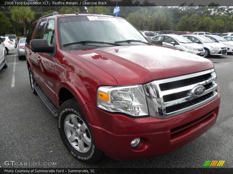 Redfire Metallic / Charcoal Black 2008 Ford Expedition XLT
