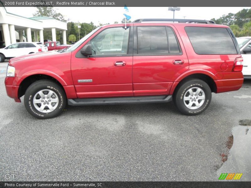 Redfire Metallic / Charcoal Black 2008 Ford Expedition XLT