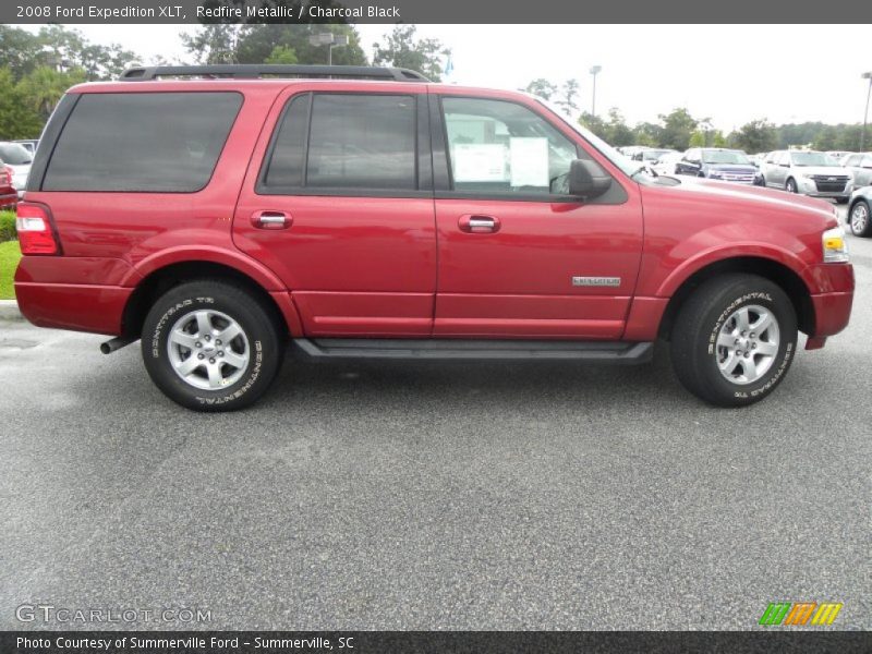 Redfire Metallic / Charcoal Black 2008 Ford Expedition XLT