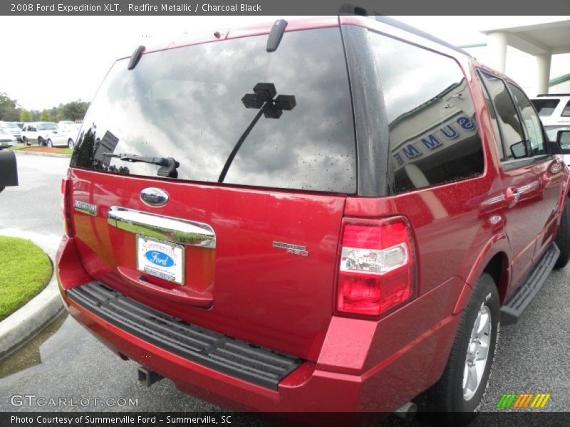 Redfire Metallic / Charcoal Black 2008 Ford Expedition XLT