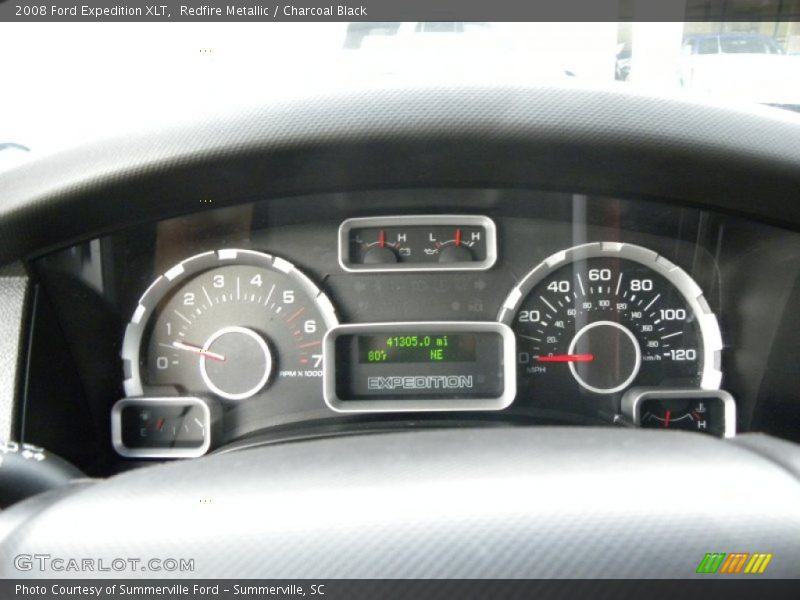 Redfire Metallic / Charcoal Black 2008 Ford Expedition XLT
