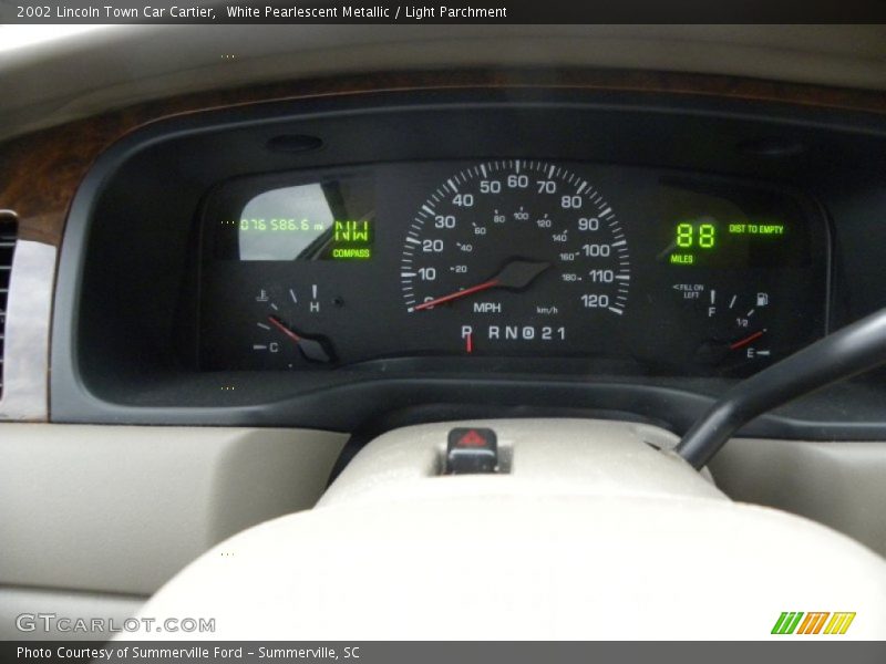  2002 Town Car Cartier Cartier Gauges