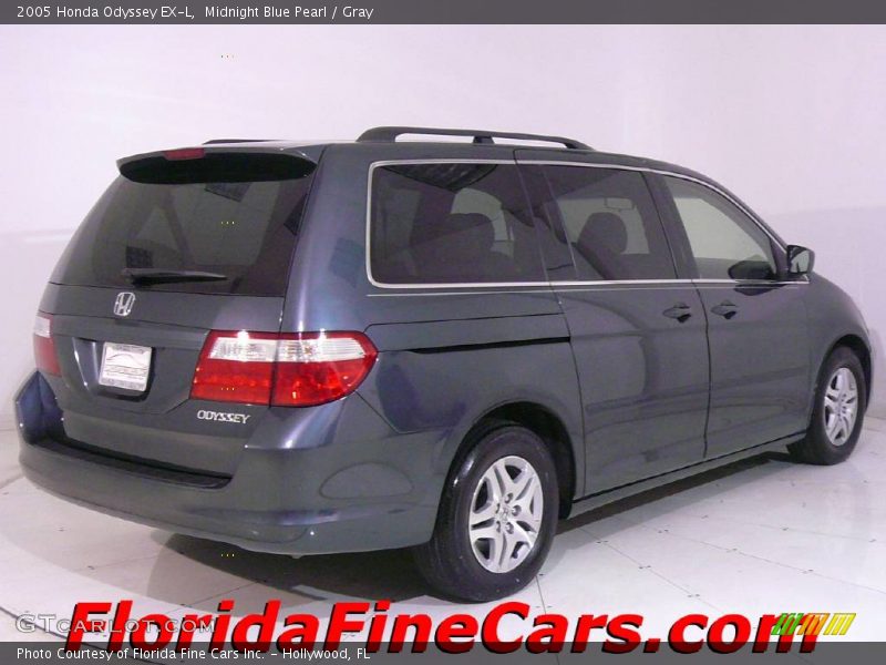 Midnight Blue Pearl / Gray 2005 Honda Odyssey EX-L