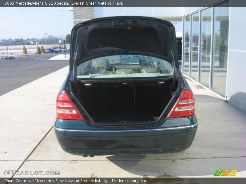 Everest Green Metallic / Java 2003 Mercedes-Benz C 320 Sedan