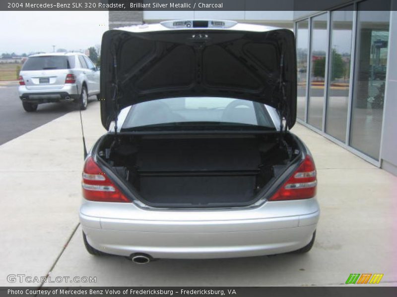 Brilliant Silver Metallic / Charcoal 2004 Mercedes-Benz SLK 320 Roadster