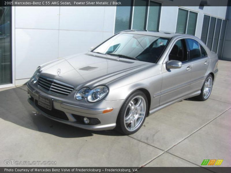Pewter Silver Metallic / Black 2005 Mercedes-Benz C 55 AMG Sedan