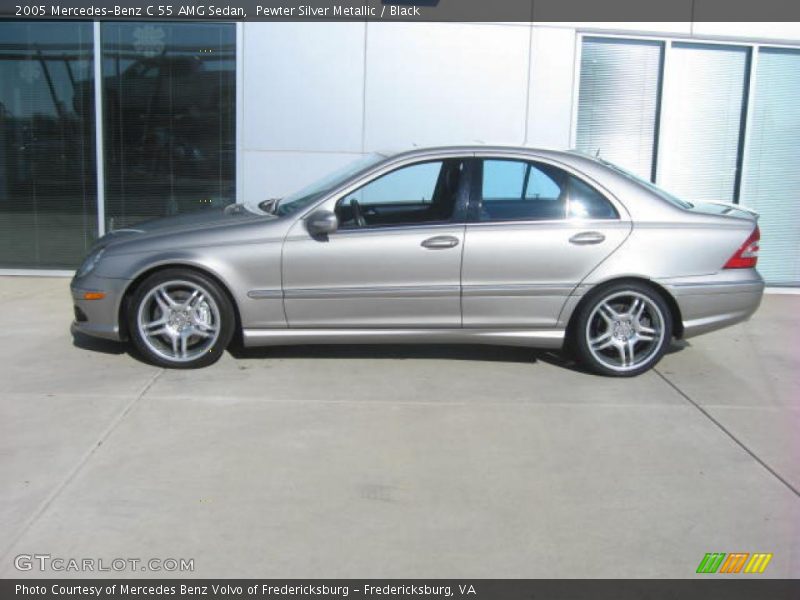 Pewter Silver Metallic / Black 2005 Mercedes-Benz C 55 AMG Sedan