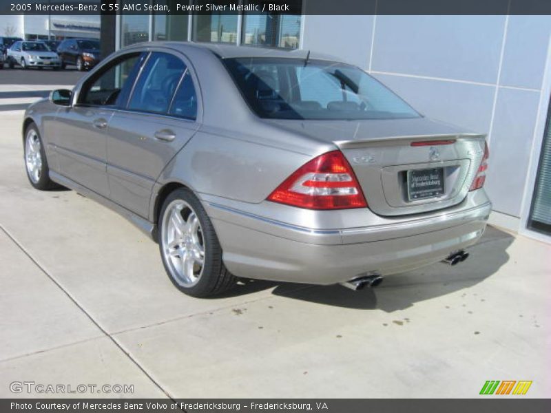 Pewter Silver Metallic / Black 2005 Mercedes-Benz C 55 AMG Sedan