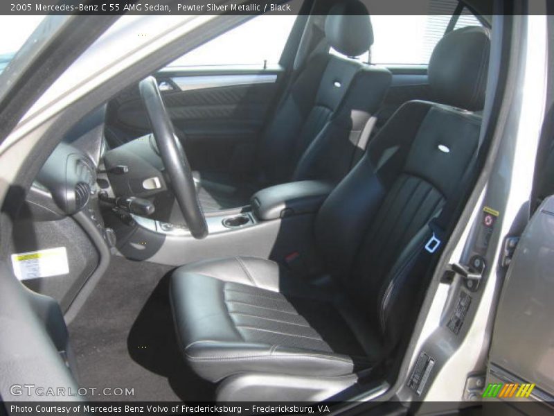 Pewter Silver Metallic / Black 2005 Mercedes-Benz C 55 AMG Sedan