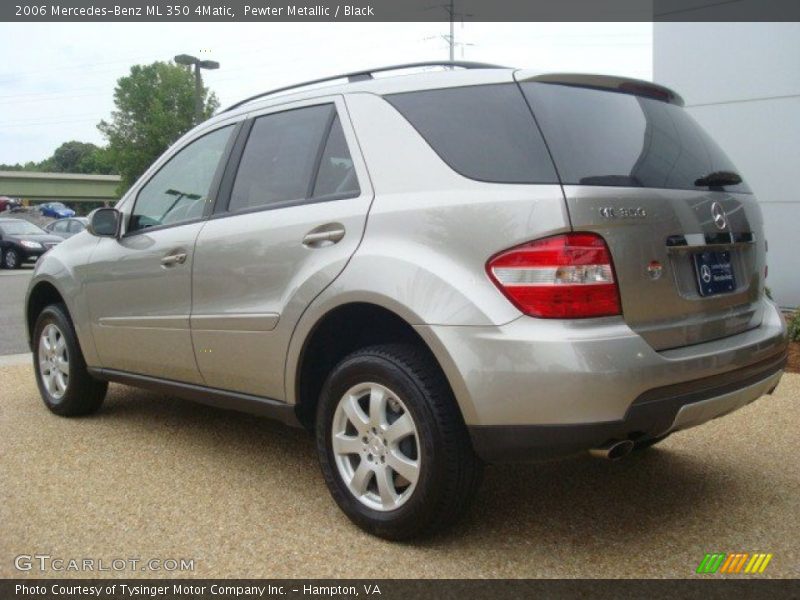 Pewter Metallic / Black 2006 Mercedes-Benz ML 350 4Matic