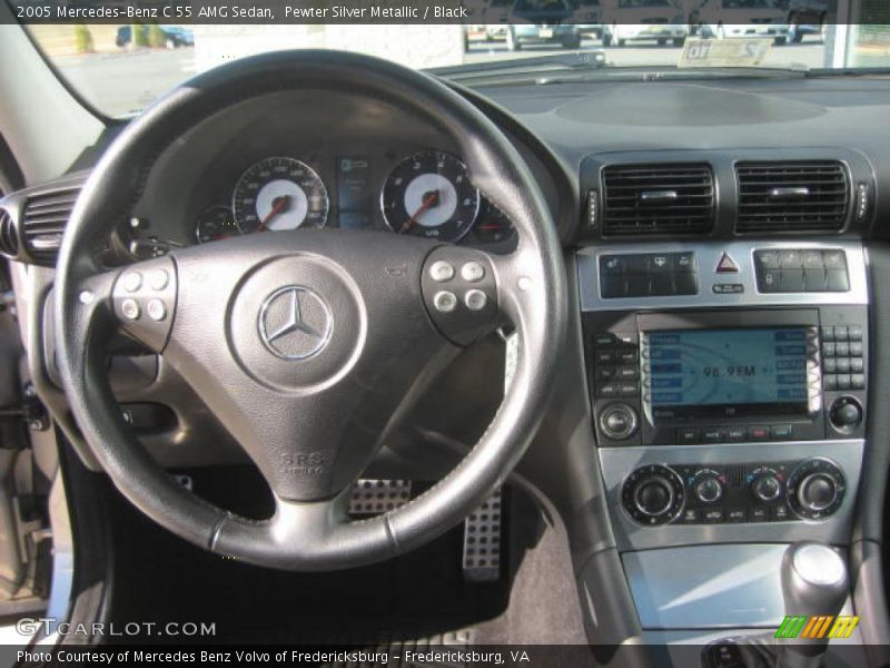 Pewter Silver Metallic / Black 2005 Mercedes-Benz C 55 AMG Sedan