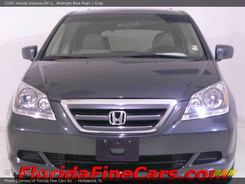 Midnight Blue Pearl / Gray 2005 Honda Odyssey EX-L