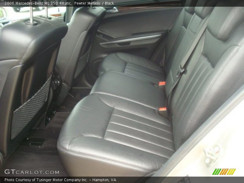 Pewter Metallic / Black 2006 Mercedes-Benz ML 350 4Matic
