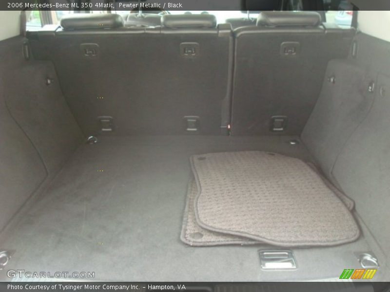 Pewter Metallic / Black 2006 Mercedes-Benz ML 350 4Matic