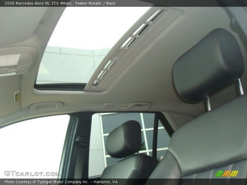 Pewter Metallic / Black 2006 Mercedes-Benz ML 350 4Matic