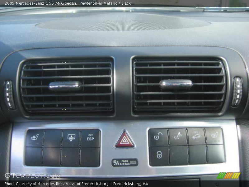 Pewter Silver Metallic / Black 2005 Mercedes-Benz C 55 AMG Sedan