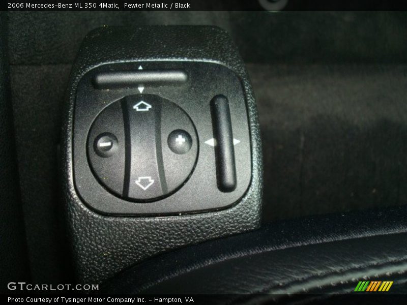 Pewter Metallic / Black 2006 Mercedes-Benz ML 350 4Matic
