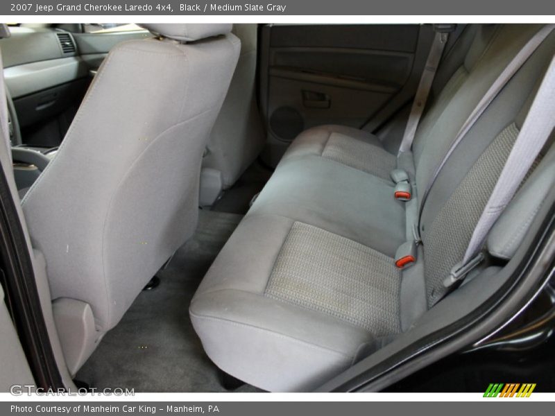Black / Medium Slate Gray 2007 Jeep Grand Cherokee Laredo 4x4