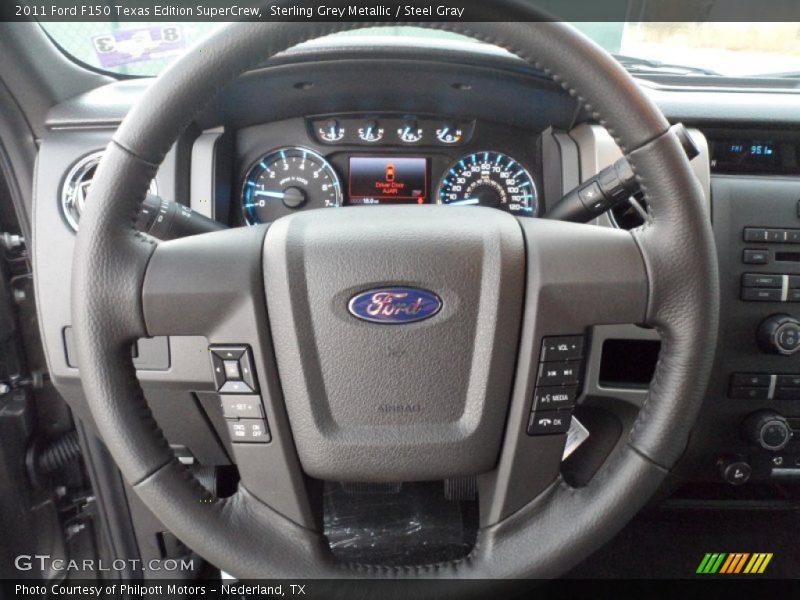 Sterling Grey Metallic / Steel Gray 2011 Ford F150 Texas Edition SuperCrew