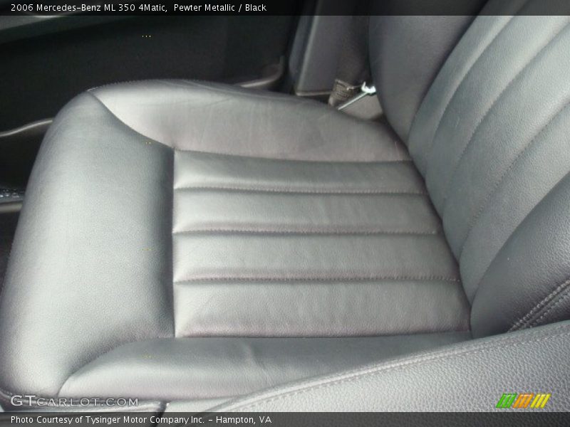 Pewter Metallic / Black 2006 Mercedes-Benz ML 350 4Matic