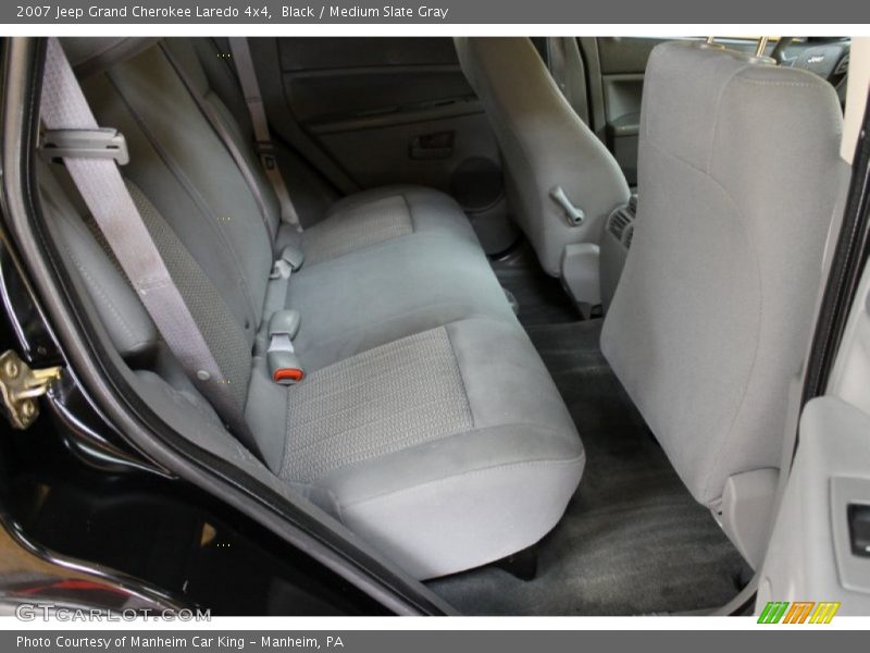 Black / Medium Slate Gray 2007 Jeep Grand Cherokee Laredo 4x4