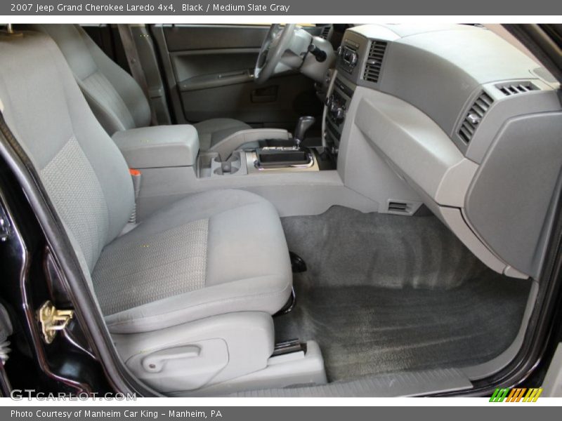 Black / Medium Slate Gray 2007 Jeep Grand Cherokee Laredo 4x4