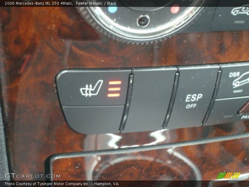 Pewter Metallic / Black 2006 Mercedes-Benz ML 350 4Matic