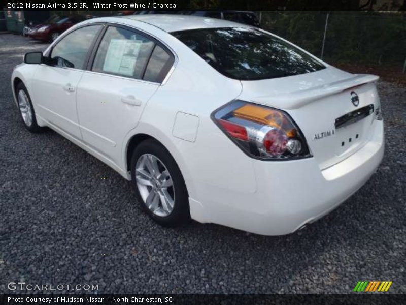Winter Frost White / Charcoal 2012 Nissan Altima 3.5 SR