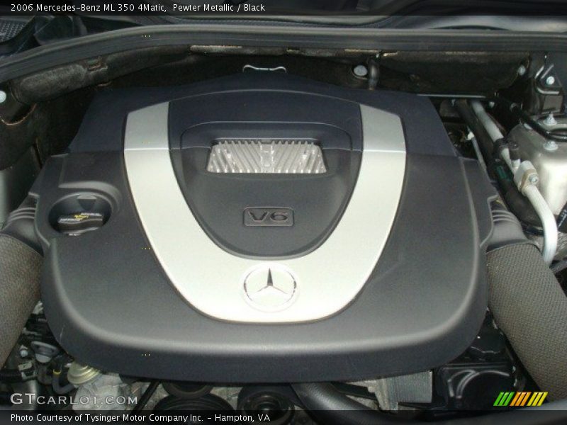 Pewter Metallic / Black 2006 Mercedes-Benz ML 350 4Matic