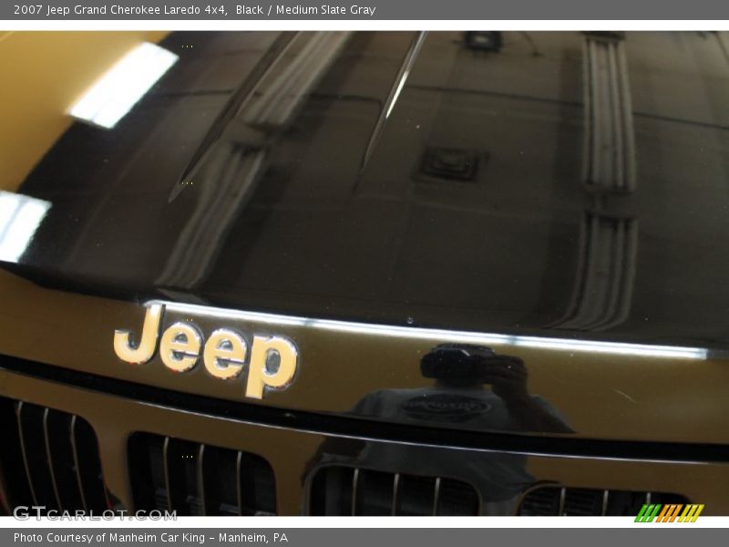 Black / Medium Slate Gray 2007 Jeep Grand Cherokee Laredo 4x4