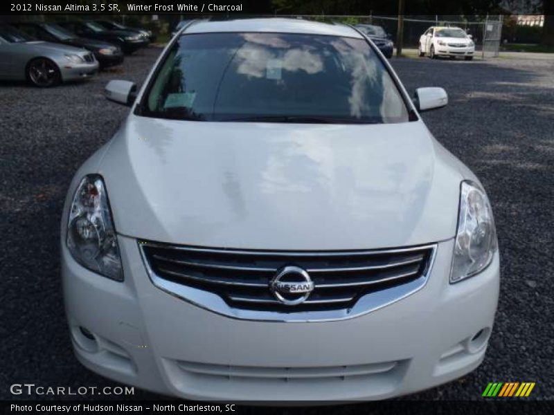 Winter Frost White / Charcoal 2012 Nissan Altima 3.5 SR