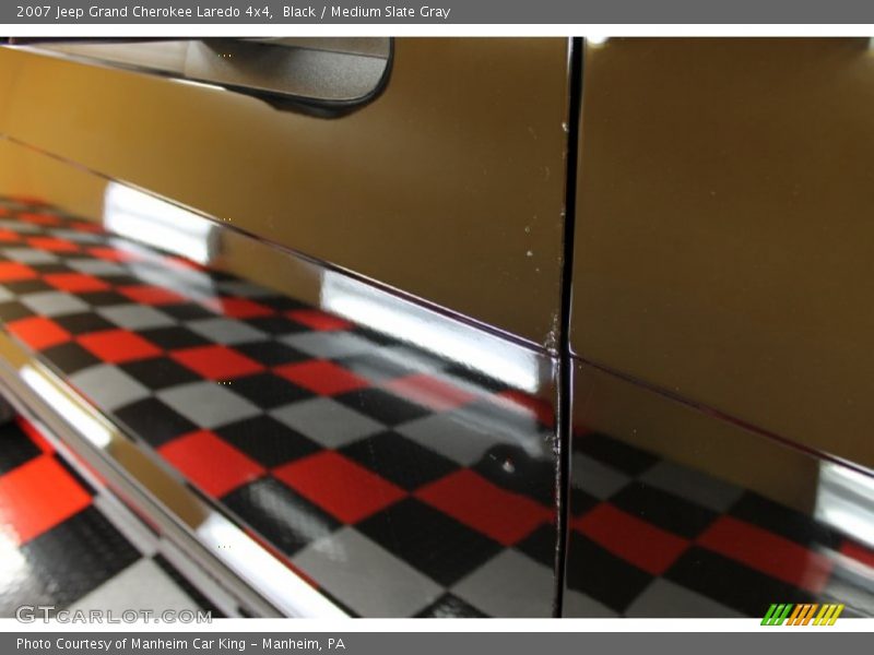 Black / Medium Slate Gray 2007 Jeep Grand Cherokee Laredo 4x4