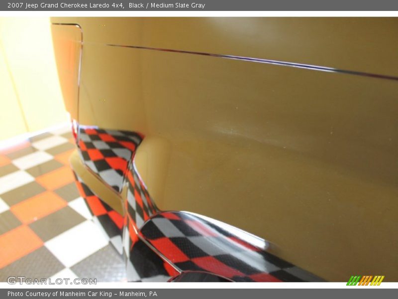 Black / Medium Slate Gray 2007 Jeep Grand Cherokee Laredo 4x4