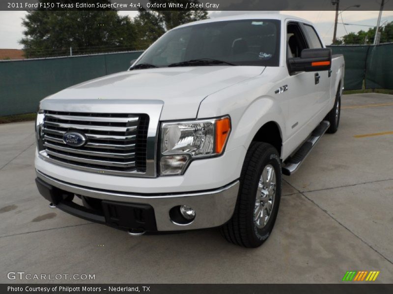 Oxford White / Steel Gray 2011 Ford F150 Texas Edition SuperCrew 4x4