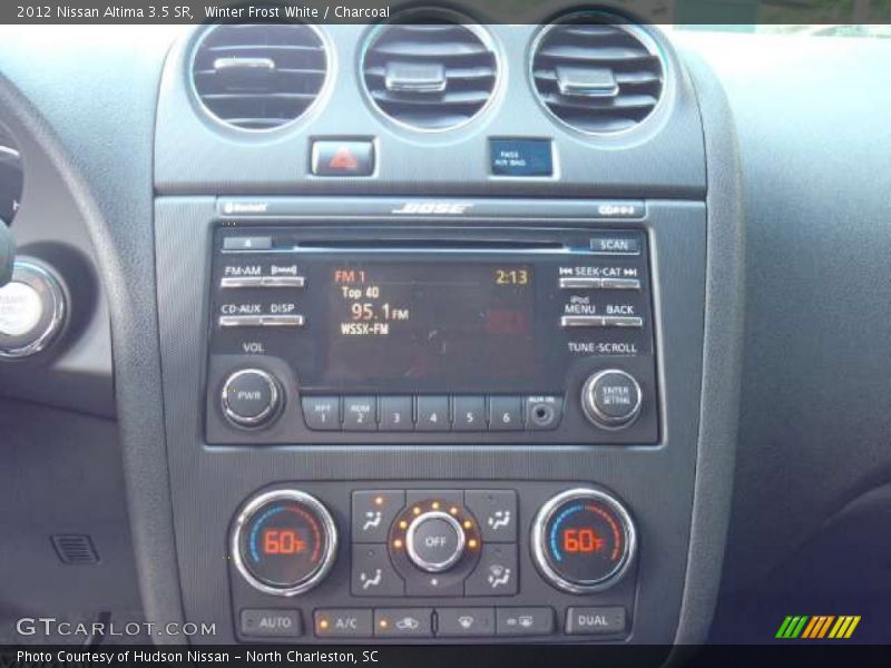 Winter Frost White / Charcoal 2012 Nissan Altima 3.5 SR